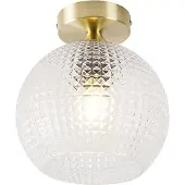 QAZQA Plafonnier Art déco intelligent en laiton avec Wifi A60 - Sphere