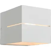 QAZQA Applique murale moderne blanche 9,7 cm - Transfer Groove