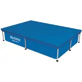 Bestway bâche de couverture de piscine Flowclear 221x150 cm