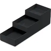 Moxom Jeu de bacs Modular Tray, 250x170x35mm, 5 pièces, noir (17 cm, 5x)