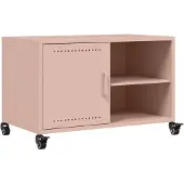 vidaXL Armoire TV rose 68x39x43,5 cm Acier