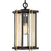 Elstead Lighting Suspension d'extérieur Zachodni Bronze E27 60W Goldenrod