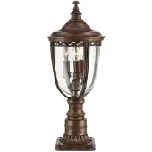 Elstead Lighting Lampe sur pied 55 cm 3xE14 British brown Feiss FE-EB3-M-BRB