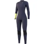 Mystic Dazzled 3/2 Mm Woman Long Sleeve Chest Zip Neoprene Suit Gris S Femme