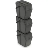 OEM Poubelle - 3 x 25 L - grise