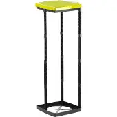 Markenlos Support pour sacs poubelle, jaune, réglable, 25-120 litres