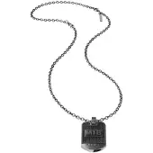Police Pj.26400psub Necklace Noir Homme