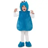 MOM Cookie Monster Junior Costume Bleu 3-4 Years Enfants