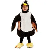MOM Stuffed Penguin Junior Costume Marron 5-6 Years Enfants
