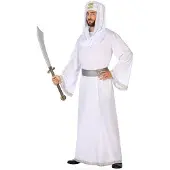 Atosa Arabe Guerrero Costume Blanc M-L Enfants