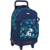 Safta El Niño Glassy 33l 33x45x22 Cm Wheeled Backpack Bleu Enfants