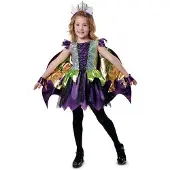 MOM Dragon Princess Girl Costume Violet 5-6 Years Enfants