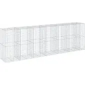 vidaXL Gabion avec couvercle 650x100x200 cm Fer galvanisé