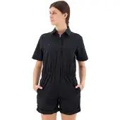 Columbia Silver Ridge Utility Short Sleeve Romper Noir XS Femme