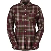 SCOTT Flannel Long Sleeve Shirt Rouge,Violet XS Femme