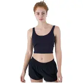 Hurley Solid Active Sports Top Noir XS Femme