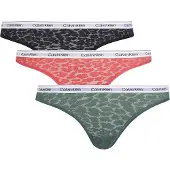 Calvin Klein 000qd5069e Panties 3 Units Multicolore XS Femme