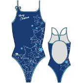 Turbo Stars Christmas Swimsuit Bleu L Femme