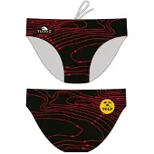 Turbo Isobars Swimming Brief Rouge,Noir 3XL Homme