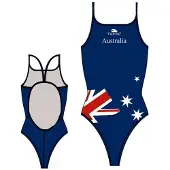Turbo Australia Swimsuit Bleu 3XL Femme