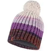 Buff Knitted & Polar Alina Beanie Violet
