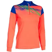 Joma Elite X Half Zip Sweatshirt Orange S Femme
