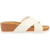 Gioseppo GOULDS White - Sandales blanches pour femme, été, tous les jours, loisirs 71365-P-White