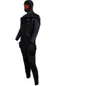 Apeks Thermiq Adv 8/7 Mm Woman Diving Wetsuit Noir S Femme