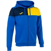 Joma Crew V Full Zip Sweatshirt Bleu S Homme
