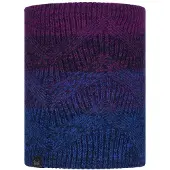 Buff Knitted&fleece Neck Warmer Bleu,Violet