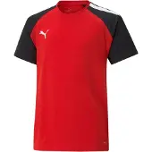 Puma Teampacer Maillot manches courtes enfants - Rouge / Noir