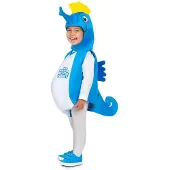 MOM Seahorse Kids Costume Bleu 12-24 Months Enfants