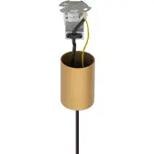 Nowodvorski Lighting Suspension LASER dorée satinée 1xG9x10W, métal, dimensions : 205 x 5,5 x 5,5 cm, IP20, Lighting
