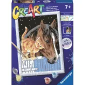Ravensburger Stable Friends Paint By Numbers Kit for Kid - 20217 - Peinture des arts et de l'artisanat pour les 7 ans et plus