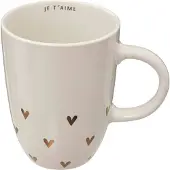 Nenurodyta Cup, gold/white, 0.440 l, Tasse, Or, Blanc