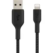 Belkin BOOST CHARGE - Câble Lightning - Lightning (M) à USB (M) - 3 m - noir - pour Apple iPad/iPhone/iPod (Lightning)