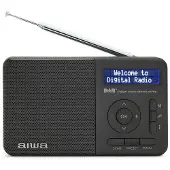 Aiwa RD-40DAB/BK, Travel, Digital, DAB+, FM, 2 W, 5.08 cm, LCD