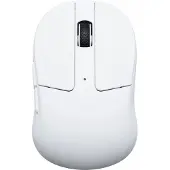Keychron M4 Wireless Mouse Optique, USB, Bluetooth, 2.4GHz, 26000 DPI, 4000 Hz, Blanc M4-A5