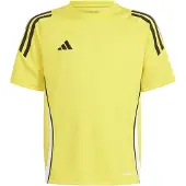Adidas Garçons, T-shirt de sport, TIRO24 JSY Y (140), Jaune, Blanc, 140