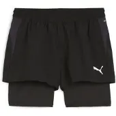 Puma Femmes, Bas de sport, teamGOAL 2in1 Short Femmes (XL), Noir