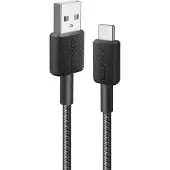 Anker Câble d'alimentation et de données , USB-A (M) vers USB Type-C (M), 0,9 m, taux de transfert 480 Mbps, gaine en nylon tressé, Noir, "A81H5G11"