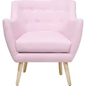 Beliani FAUTEUIL DRAMENA rouge brillant