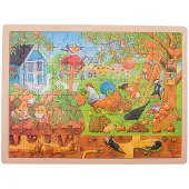 Goki de jardin en bois de scie sauteuse 96 pièces