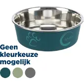 Trixie Gamelle en inox avec revêtement en plastique pour chien - 450 mL, 14 cm