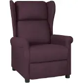 vidaXL Fauteuil relax Tissu Crème