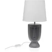 Versa Lampe de table gris céramique 60 l 22 x 42,8 cm
