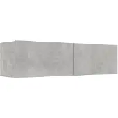 vidaXL Armoire TV gris béton 120x30x30 cm Bois composite
