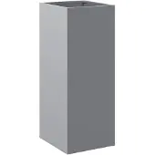 vidaXL Jardinière argenté 32x29x75 cm acier galvanisé
