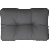 vidaXL Coussin de palette anthracite 50x40x12 cm tissu
