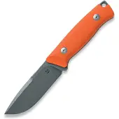 FOX Knives Rifle Windage FX-661 OR, Orange G10 couteau à lame fixe, Raven Knives design